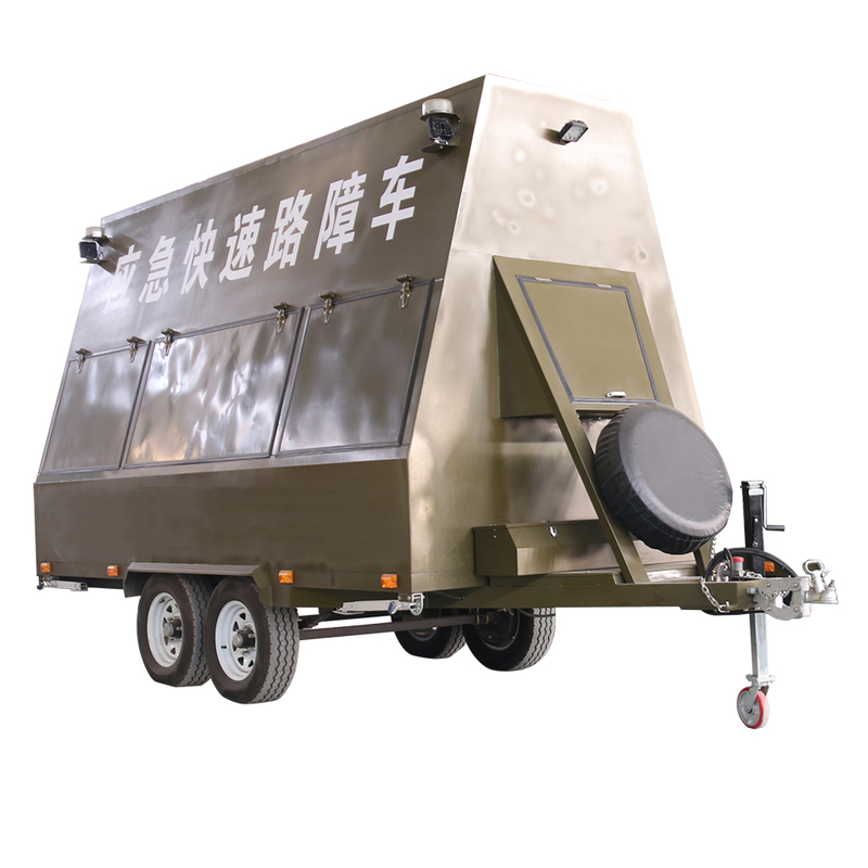 Quick Expand 3D/6D Mobile Security Razor Blade Barbed Wire Trailers Barricade