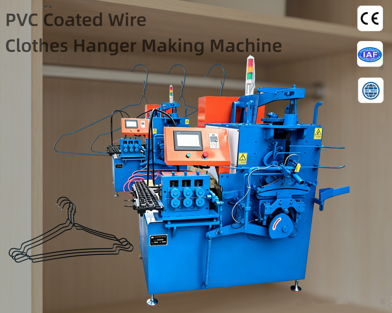 Automatic PVC Coated Wire Laundry Hanger Forming Machine-High Speed Model