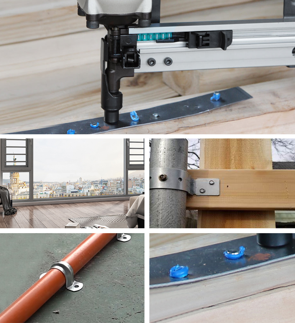 निर्माण में कंक्रीट की कीलों का प्रयोग