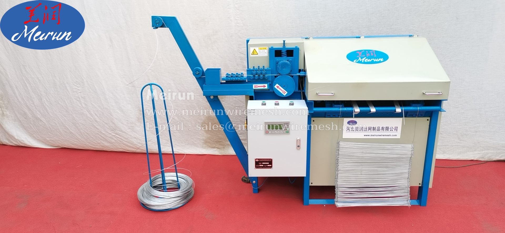 Cheap Price Double Loop End Twist End Handling Ties Wire Machine