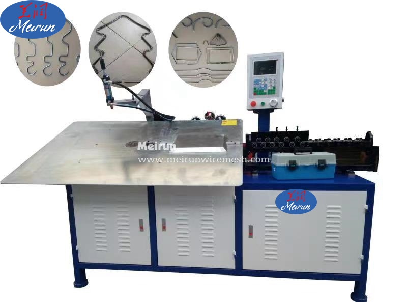 CNC Automatic Stainless Steel 2D Wire Bending Machine