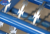 Razor blade barbed wire making machine
