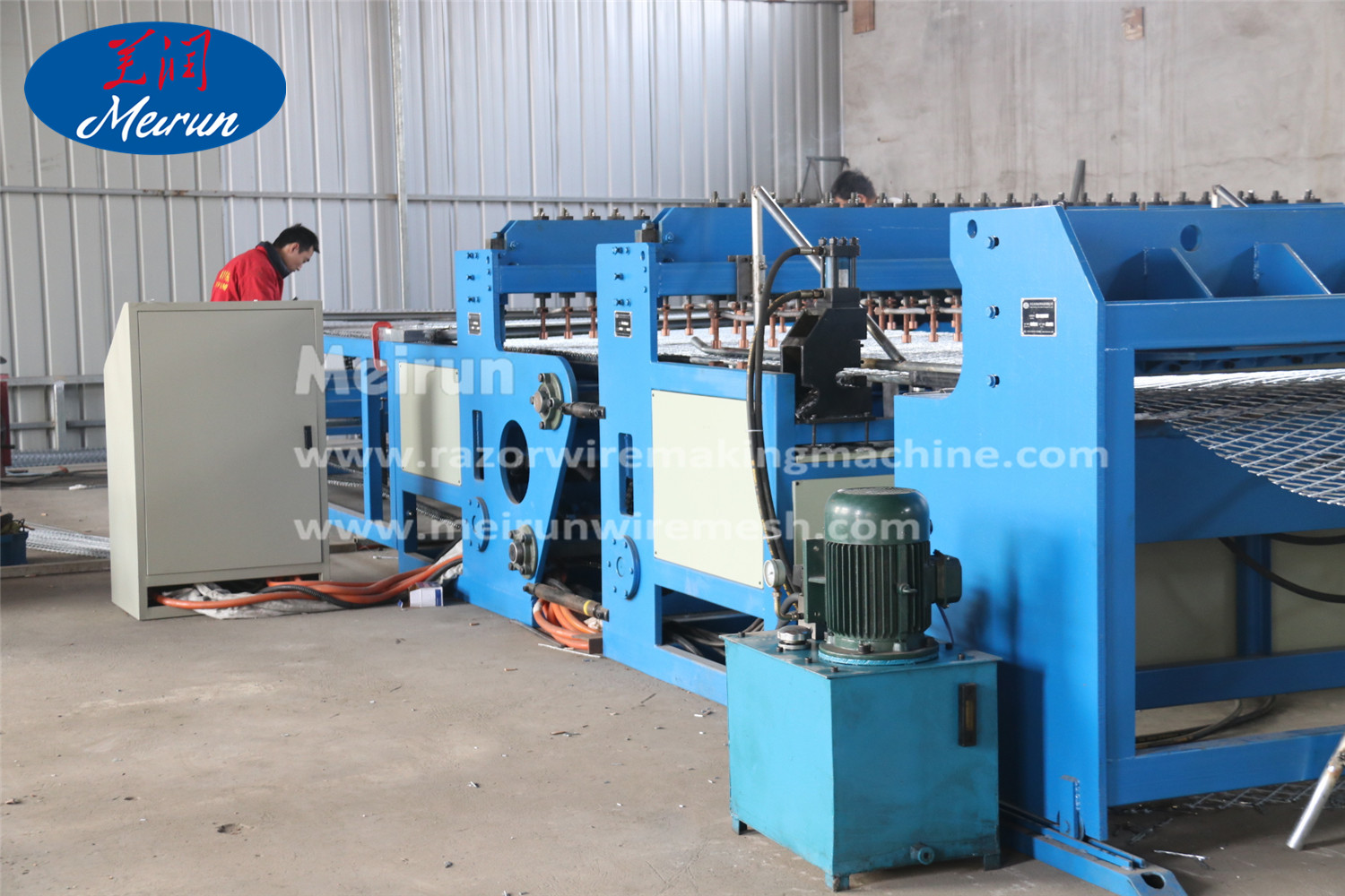 Cbt-65 & Bto-22 Razor Barbed Wire Welded Fence Making Machine 