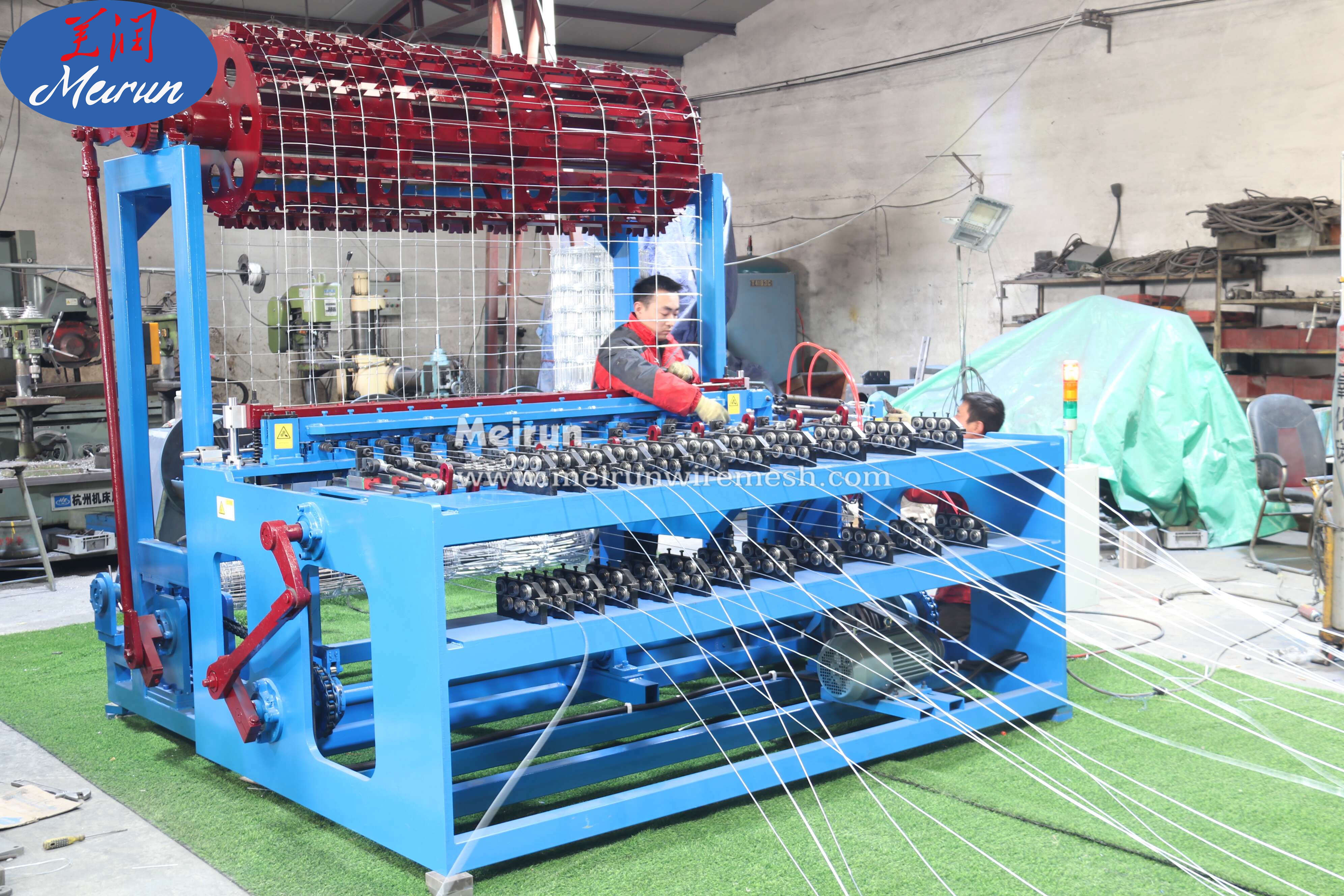 Fully Automatic Hinge Joint Field Fence Machine Grassland Fence Machine