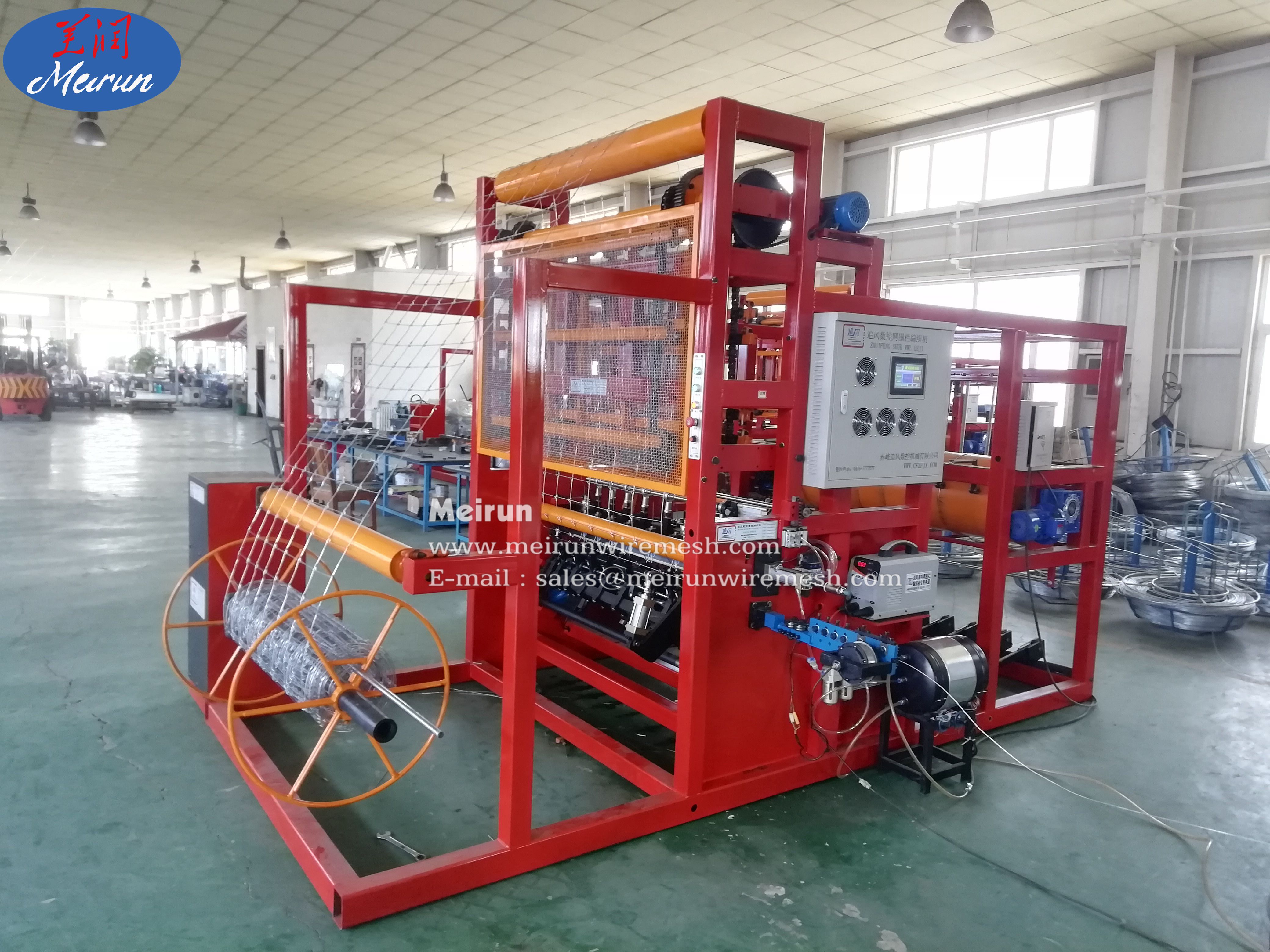 Fixed Knot Deer Fence Mesh Machine