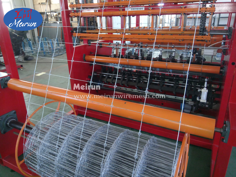 Screen Touch PLC System Deer Fence Weaving Machine 