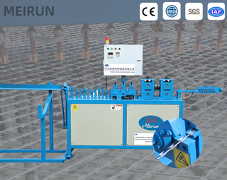 Concertina Razor Barbed Wire Straightening and Cutting Machine for Welded Razor Fence Production