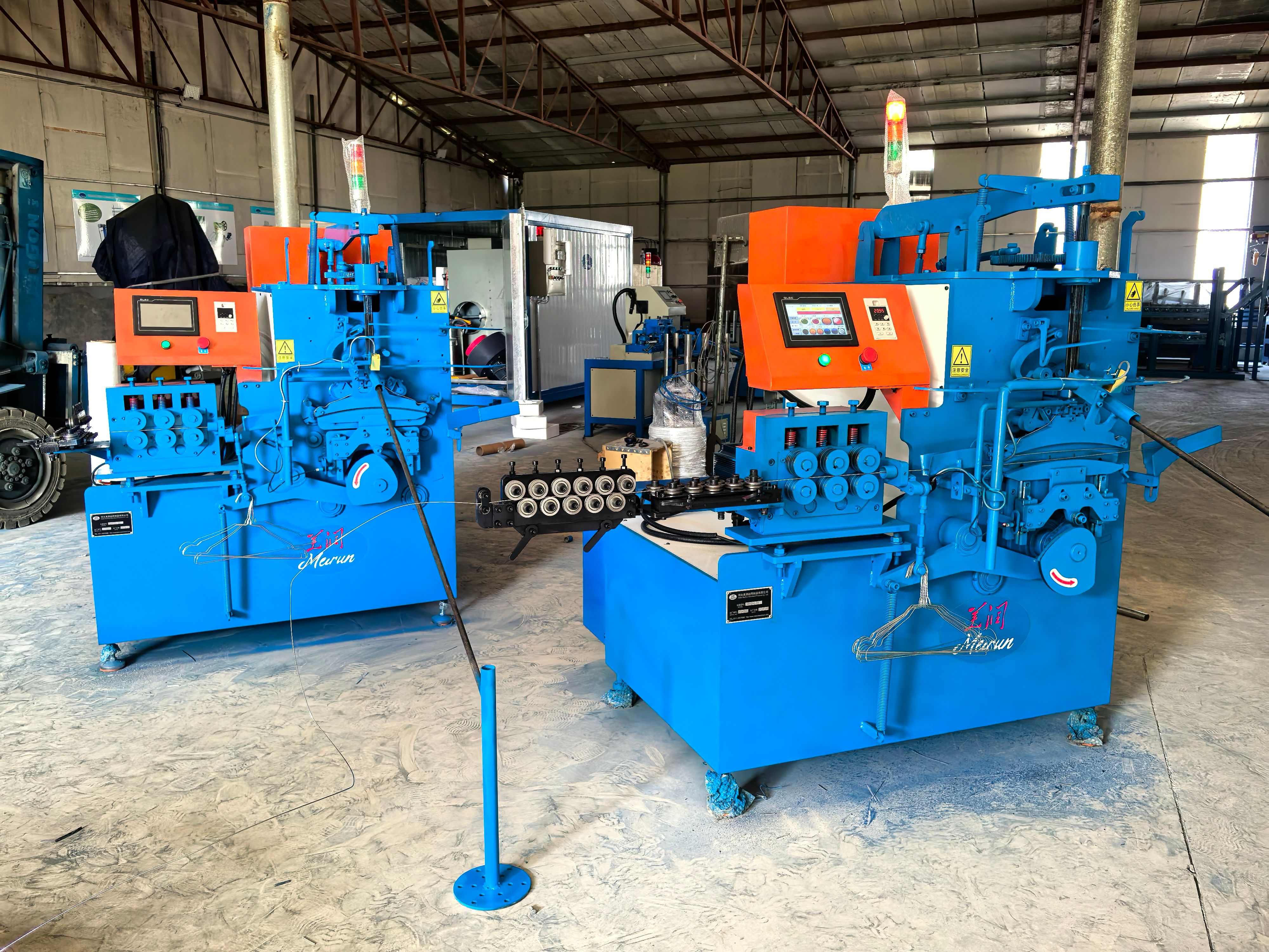 Operator Friendly Stainless Steel Clothes Hanger Machine with Efficient Control Panel 