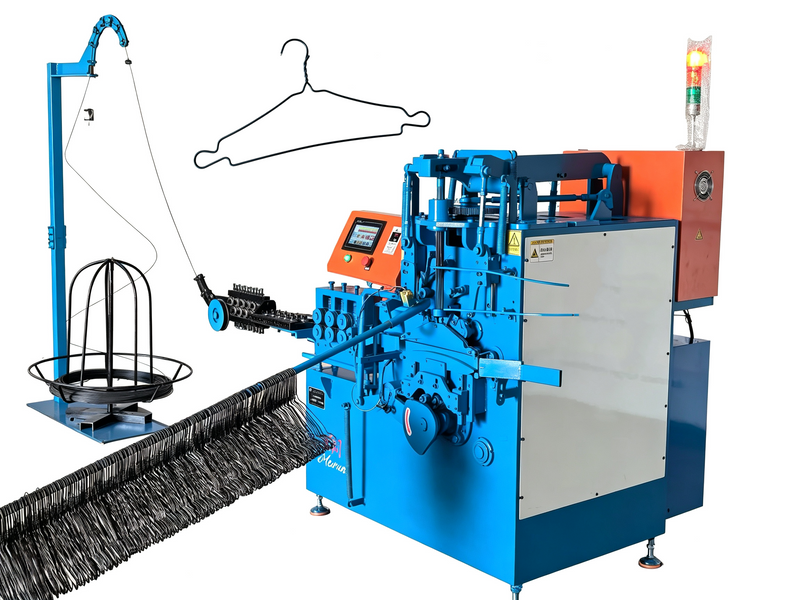 PVC Coated Wire Hanger Production Line-Professional Clothes Hanger Making Equipment 