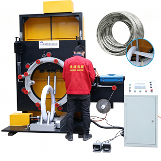 Ring Bottom Razor Barbed Wire Coil Wrapping Machine with Multi-Material Capability for Cable &Tire & Metal Wire Coils