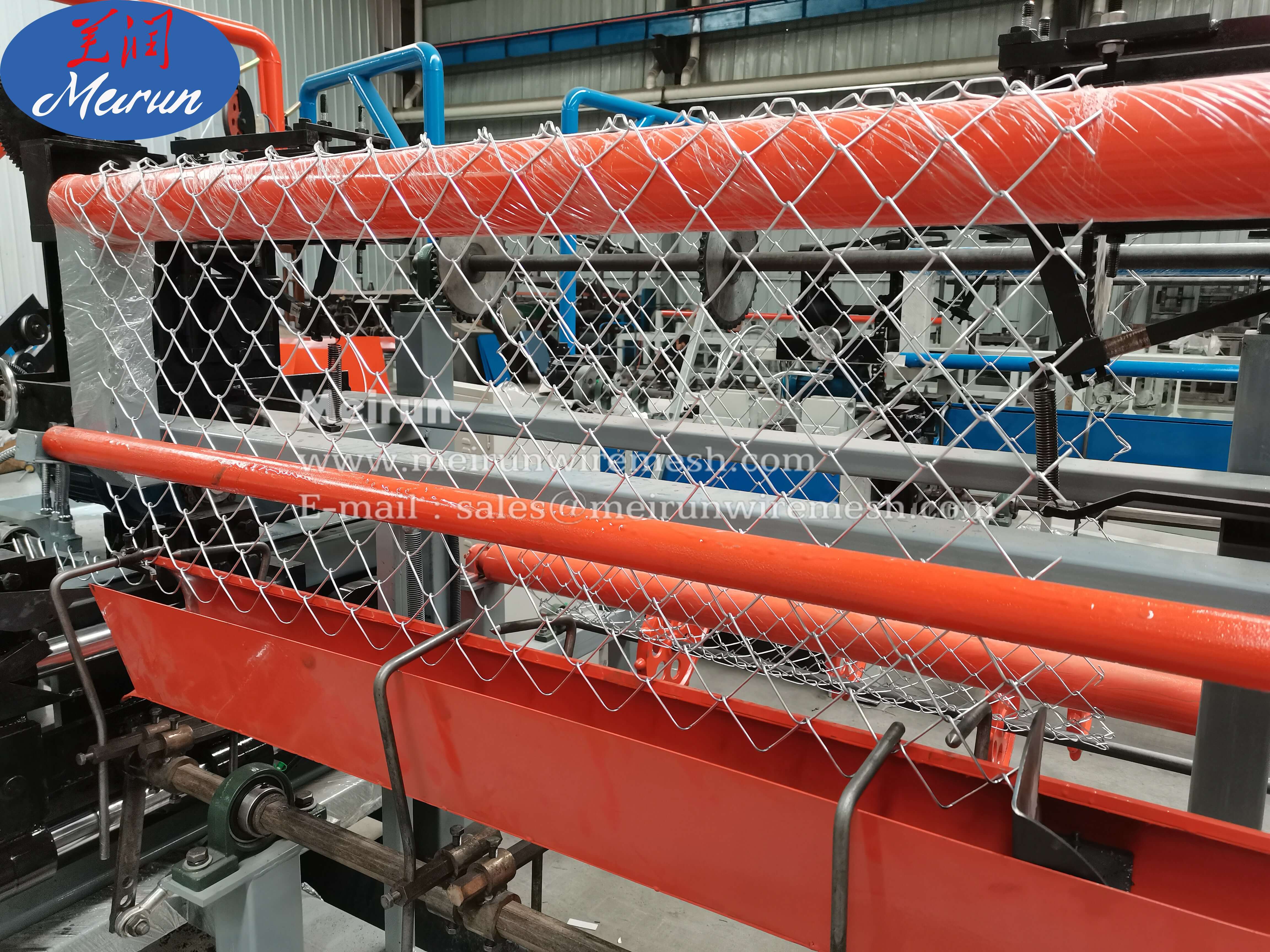 Soccer Field Chain Link Fence Making Machine