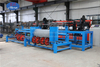 60*60mm Mesh Galvanized PVC Coated Chain Link Fence Making Machine 