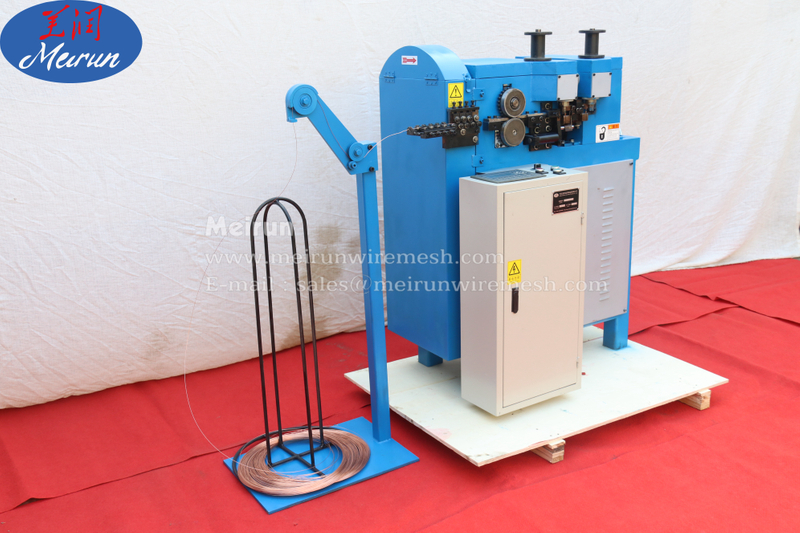 2022 Hebei Meirun High Quality Welded Loop Tie Wire Machine Automatic Loop Tie Wire Machine Construction Materials