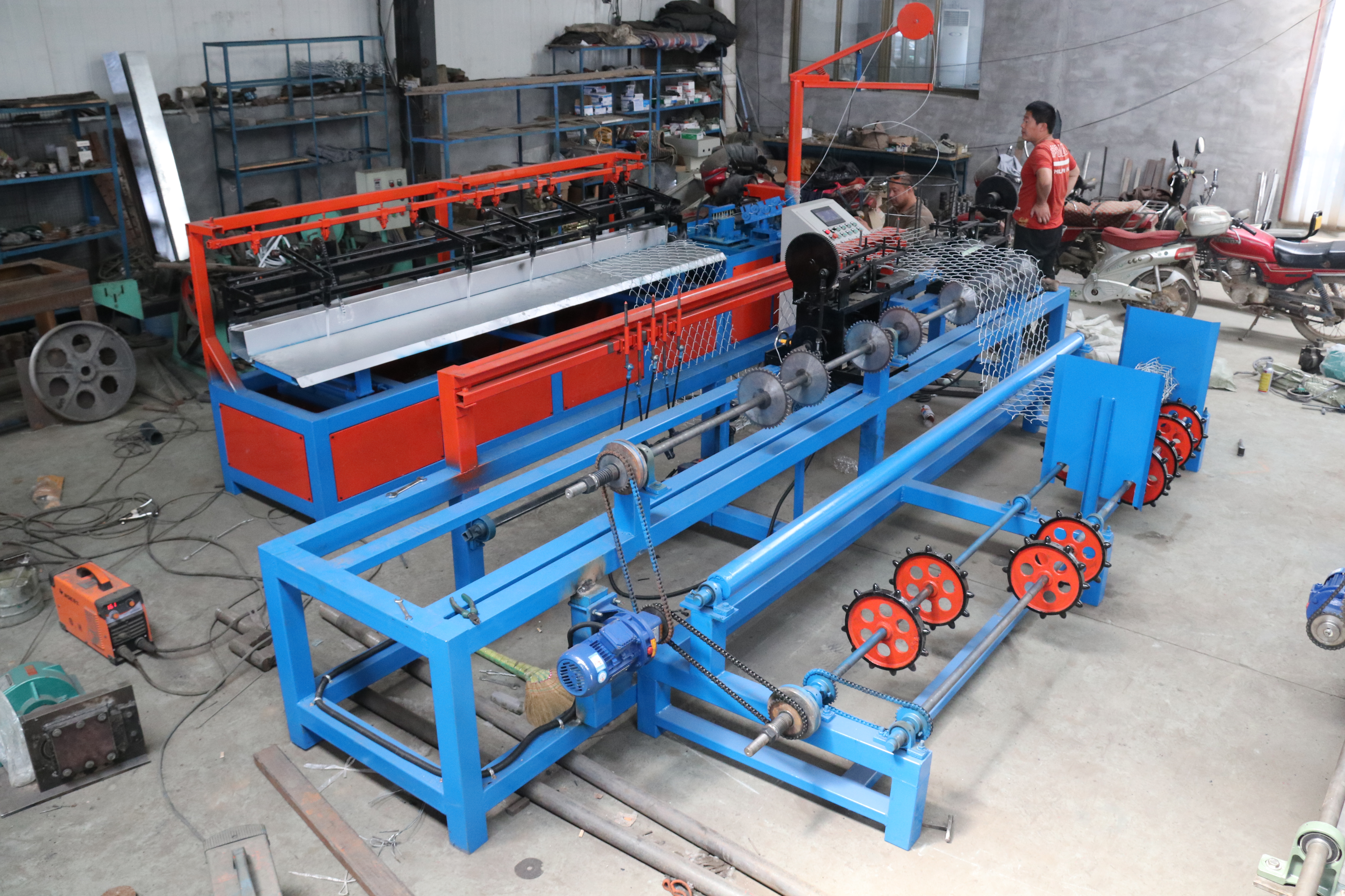 Fully-automatic Chain Link Fence Machine