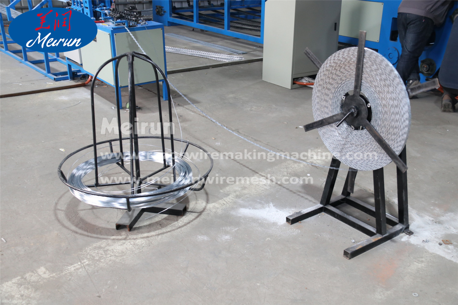 Security Used Razor Barbed Wire Galvanized Welding Fence Mesh Machine 