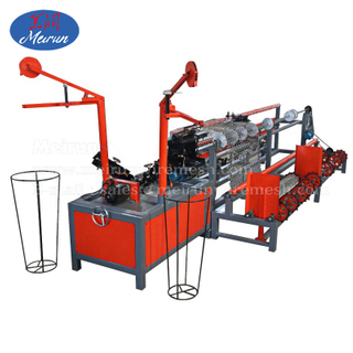 Best Price Automatic Single/Double Wire Chain Link Fence Machine