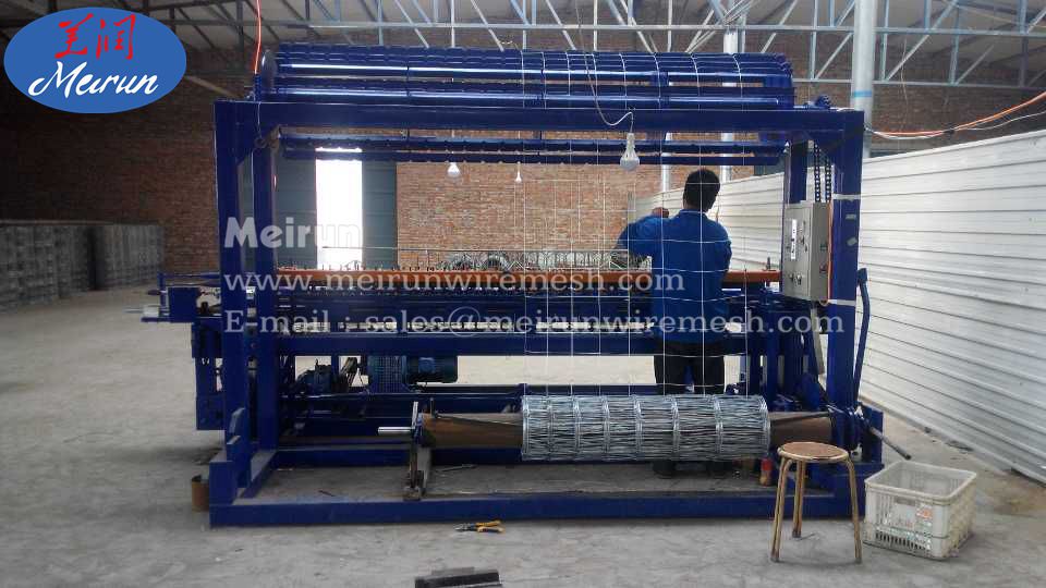  Hinged Filed Fence Net Making Machine