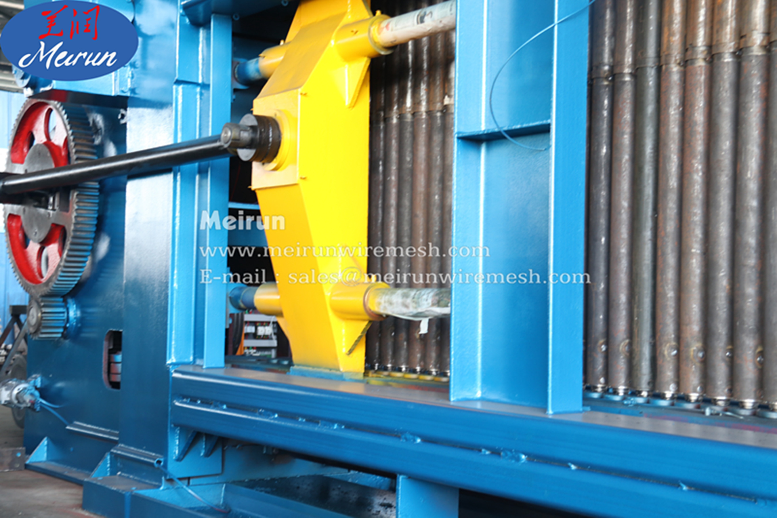Newly Designed High Capacity Gabion Wire Mesh Weave Machine