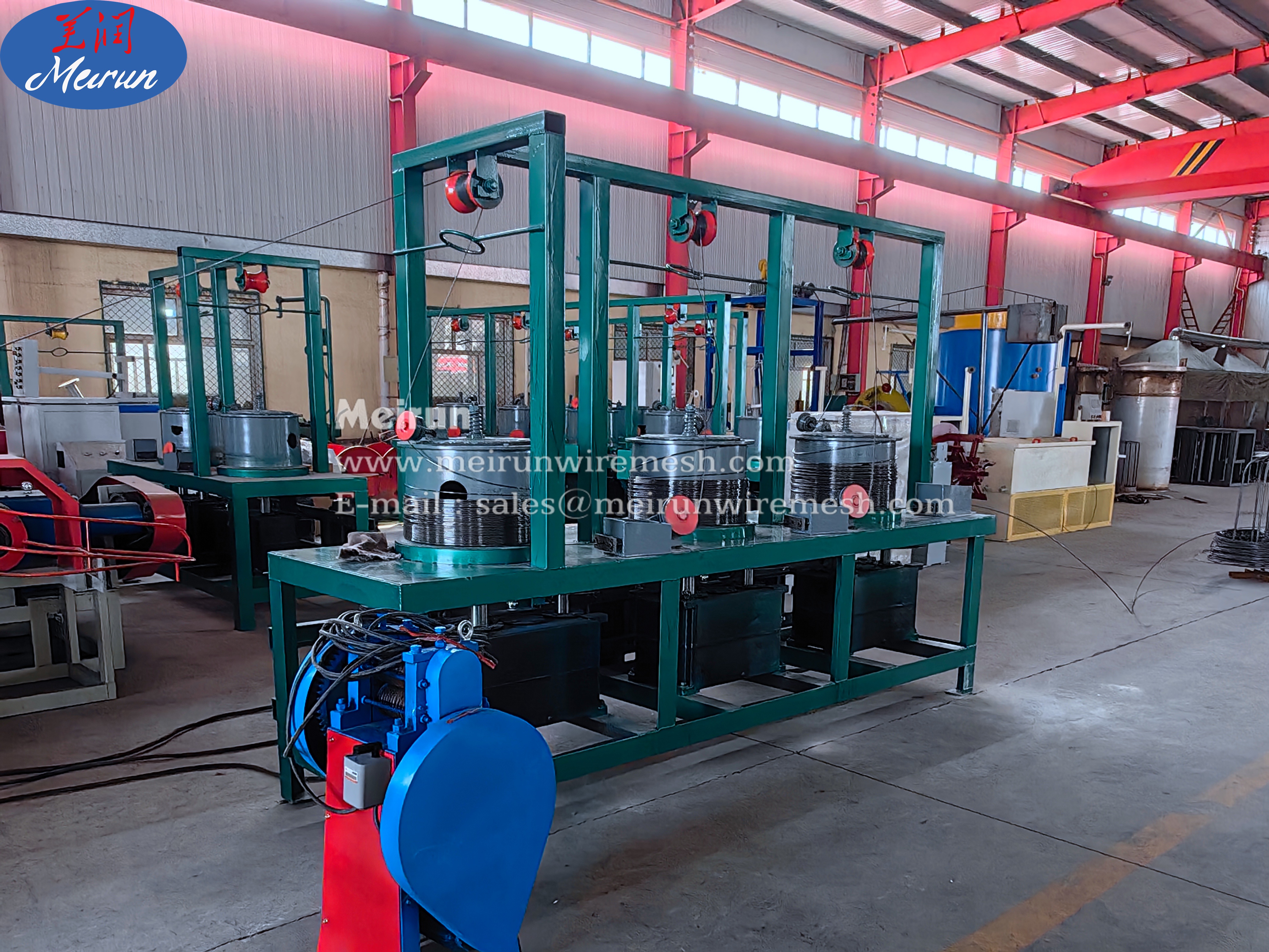 Straight Line Wire Drawing Machine for Making Hangers 