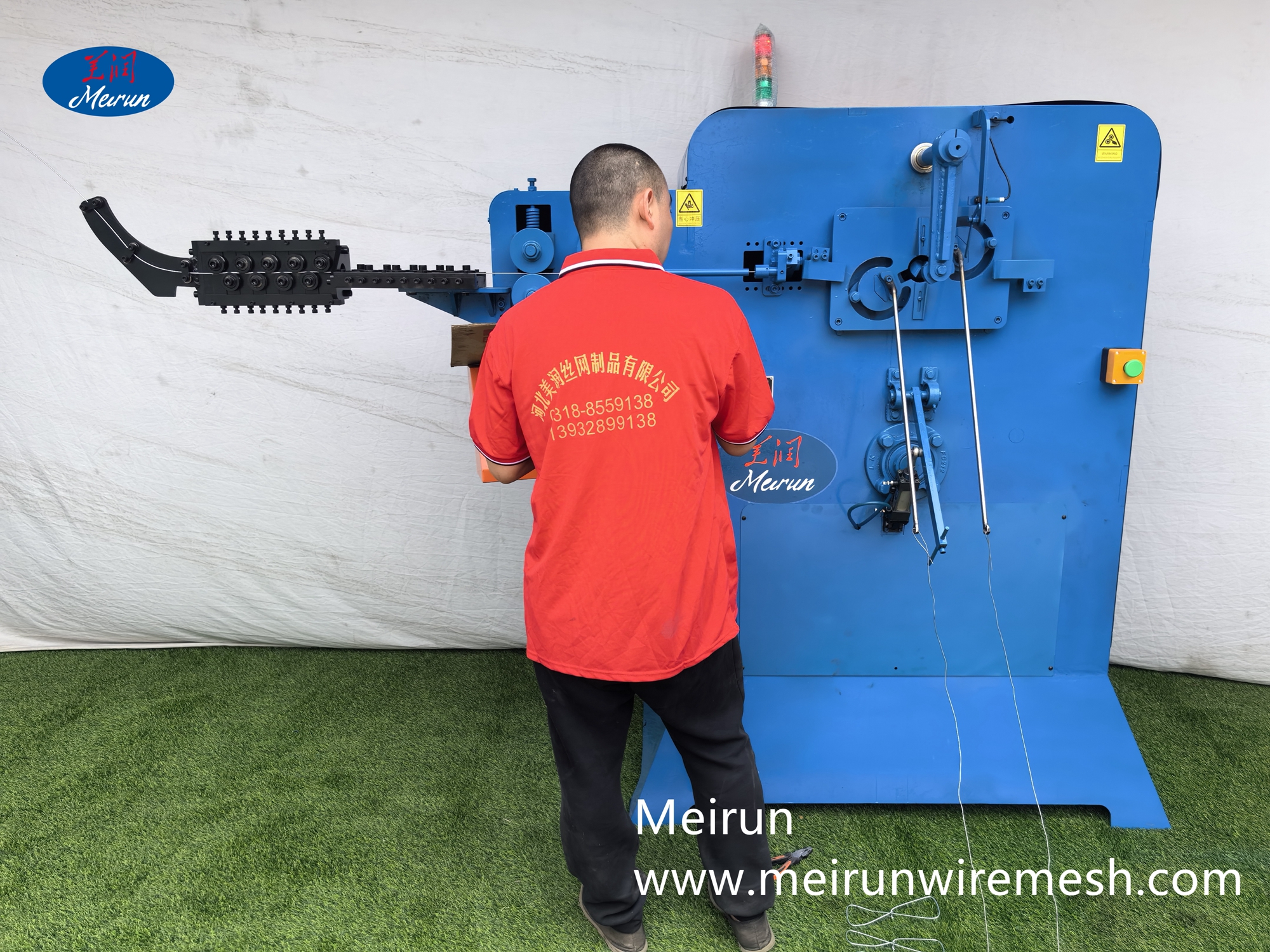 Automatic Butterfly Wall Tie Forming Machine for Brick Construction