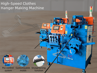 High Speed Clothes Hanger Production Line - Patented Design Hanger Making Machine