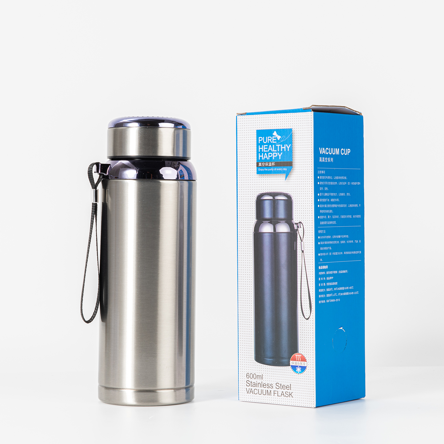Custom LOGO 316 Stainless Steel Vacuum Flasks kettle Insulated Thermos Water Bottle