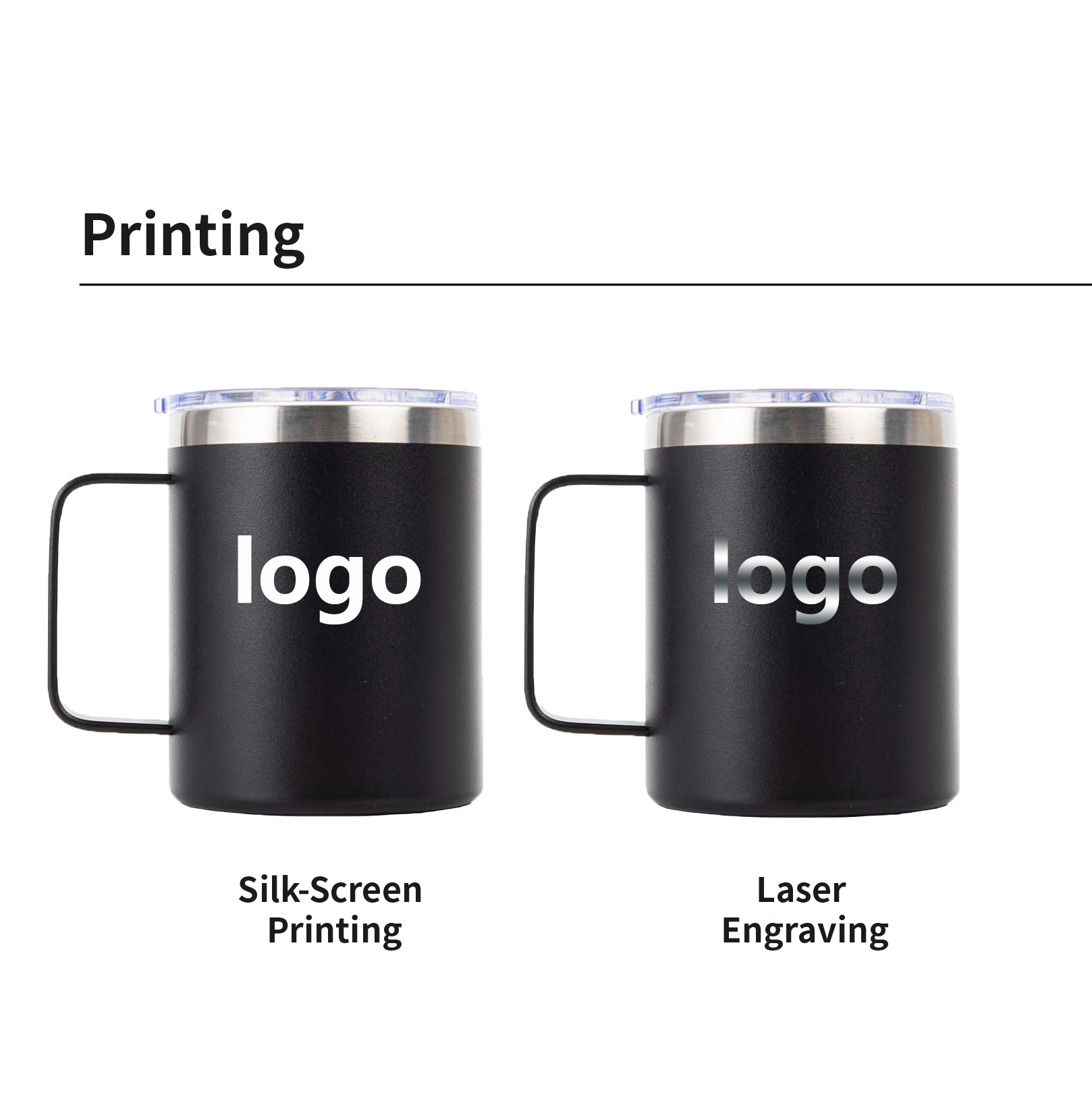 View larger image Add to Compare Share Custom 12oz 14oz 16oz 20oz Stainless steel Double wall Thermos travel vacuum tumbler insulated Coffee mug with handle and lid