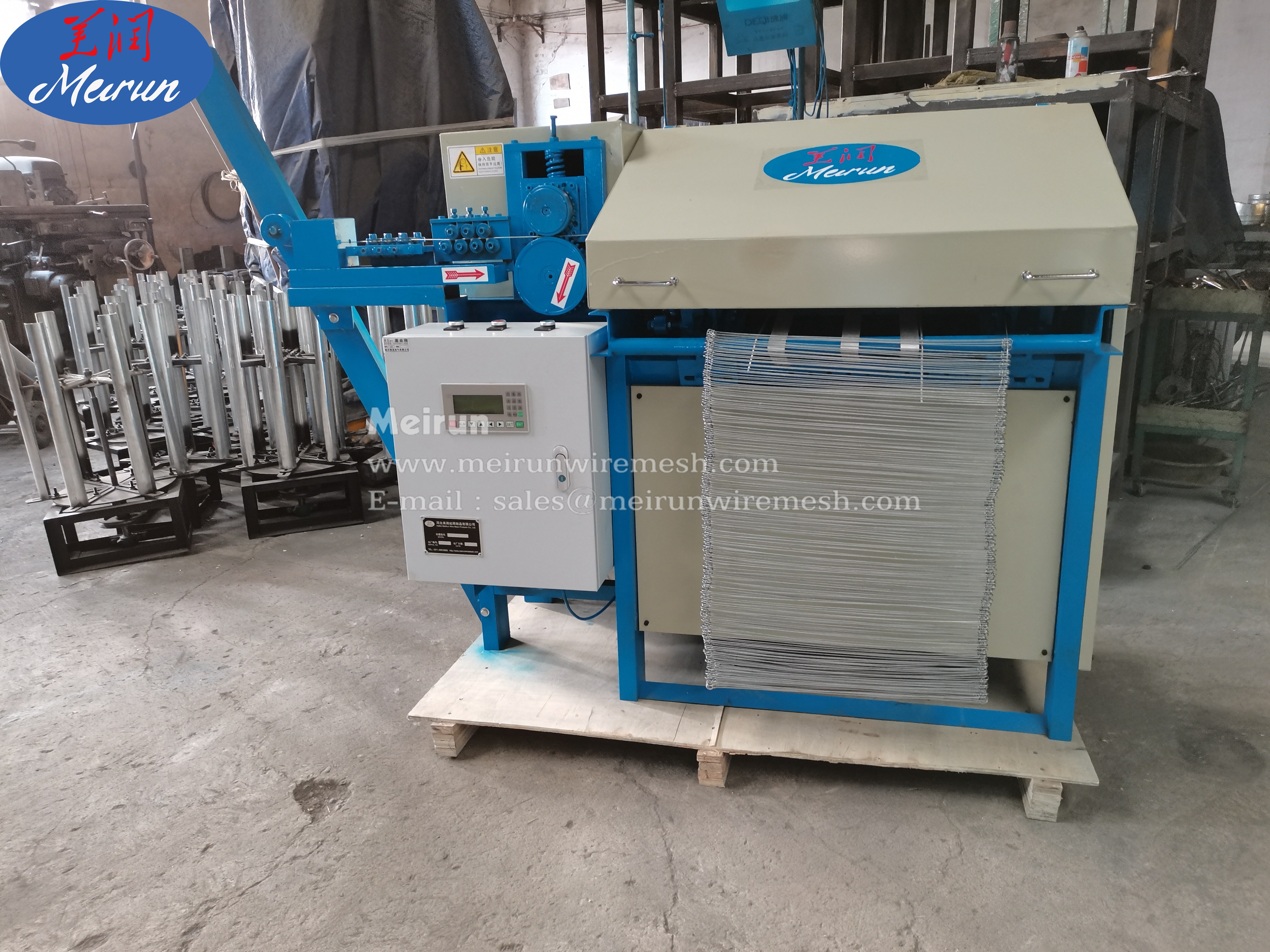 High Efficiency Full Automatic Double Loop Tie Wire Machine Popular in The World 
