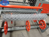  PVC Diamond Mesh Chain Link Fence Making Machine