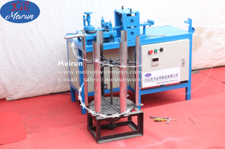 Security Welded Mesh Razor Barbed Wire Fence Making Machine