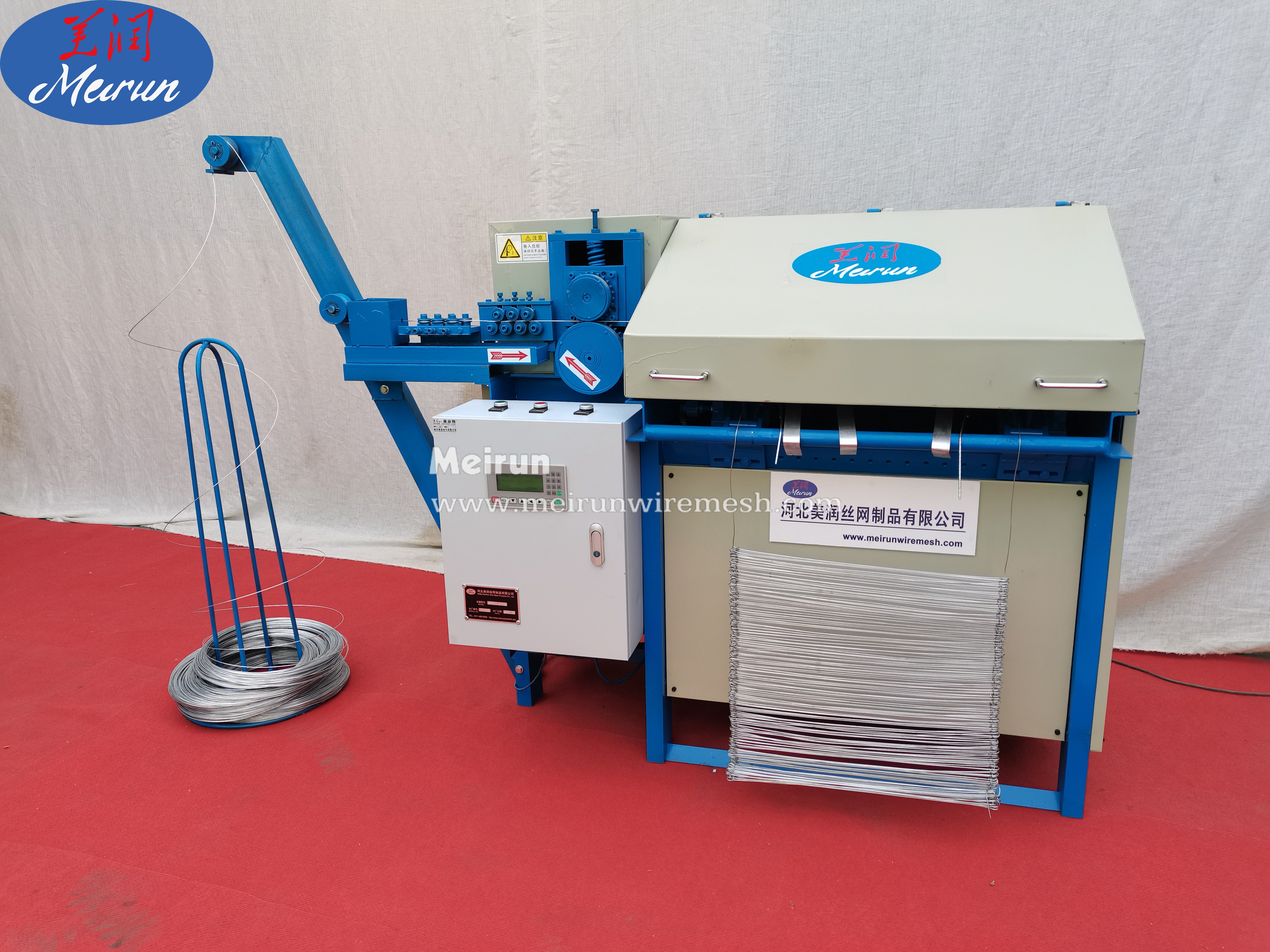 Galvanized Wire Double Loop Wire Tie Making Machine 