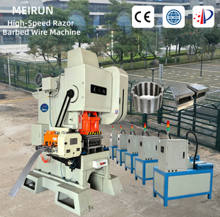 High Speed Automatic Razor Barbed Wire Production Line Designed for Multiple Barbed Wire Variants