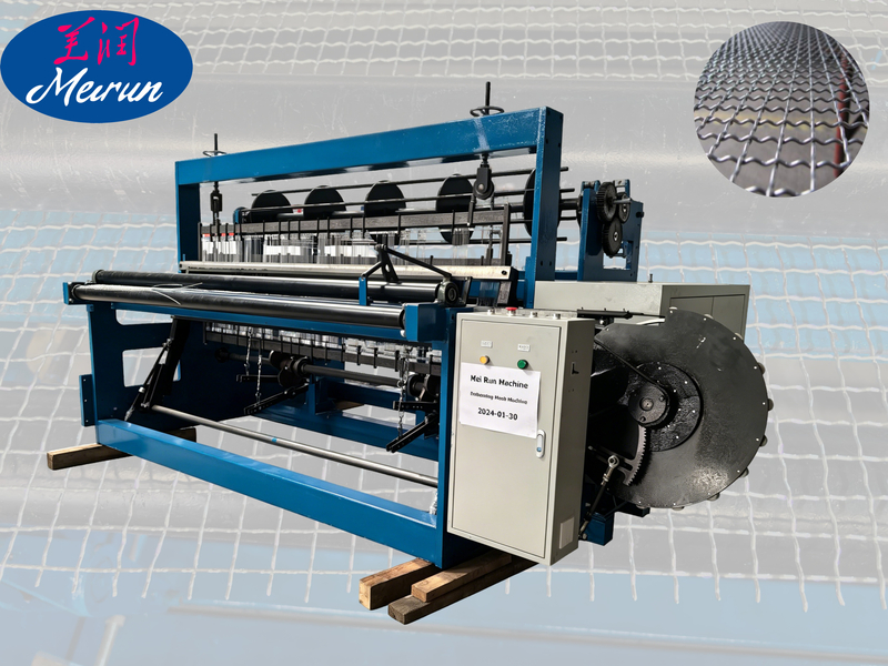2-6mm Vibrating Screen Crimped Wire Mesh Weaving Loom 