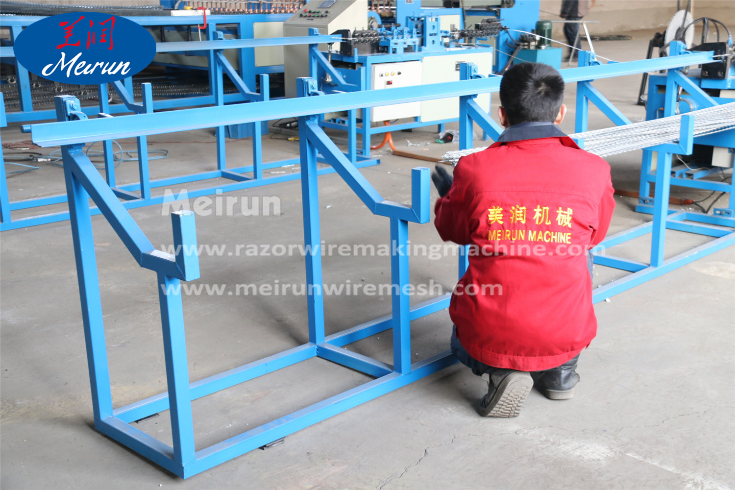 Razor Barebd Wire Mesh Welding Machine 
