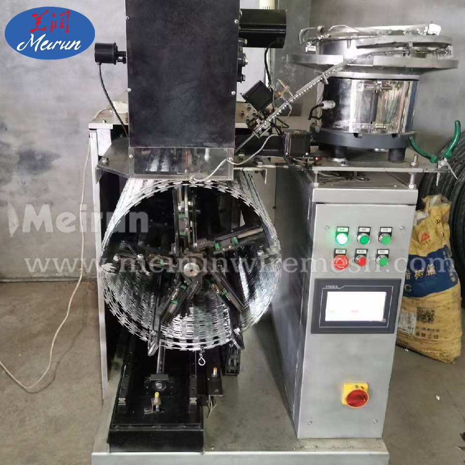  Best Quality Clipped Making Machine Razor Barbed Wire 