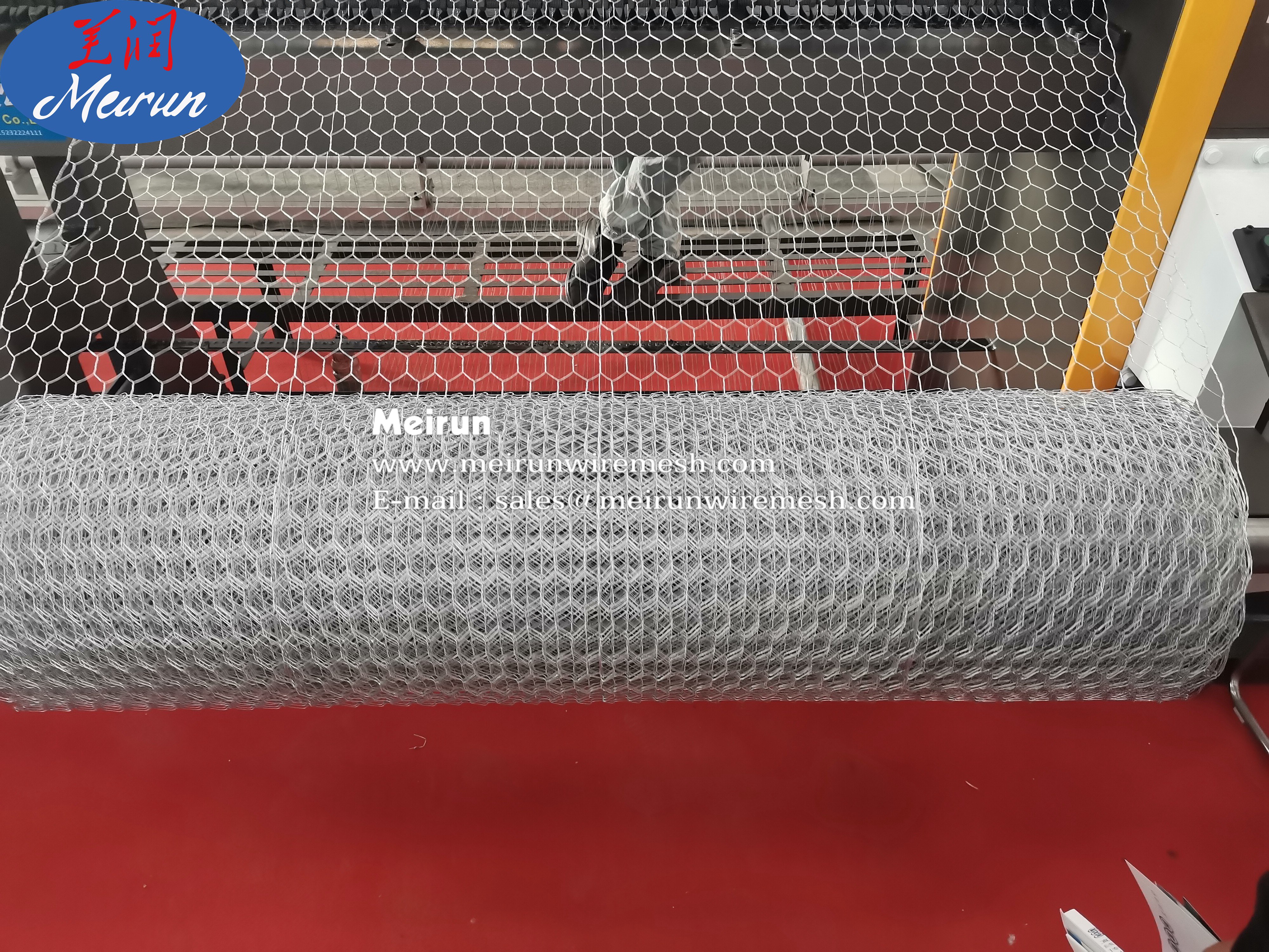 High Productivity Hexagonal Wire Mesh Knitting Machine Gabion Box Making Machine