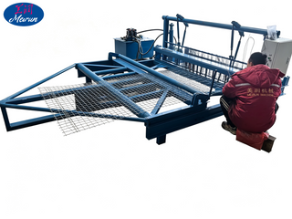 Double Crimp Structure Wire Mesh Making Machine Used in Mine And Coal Factory