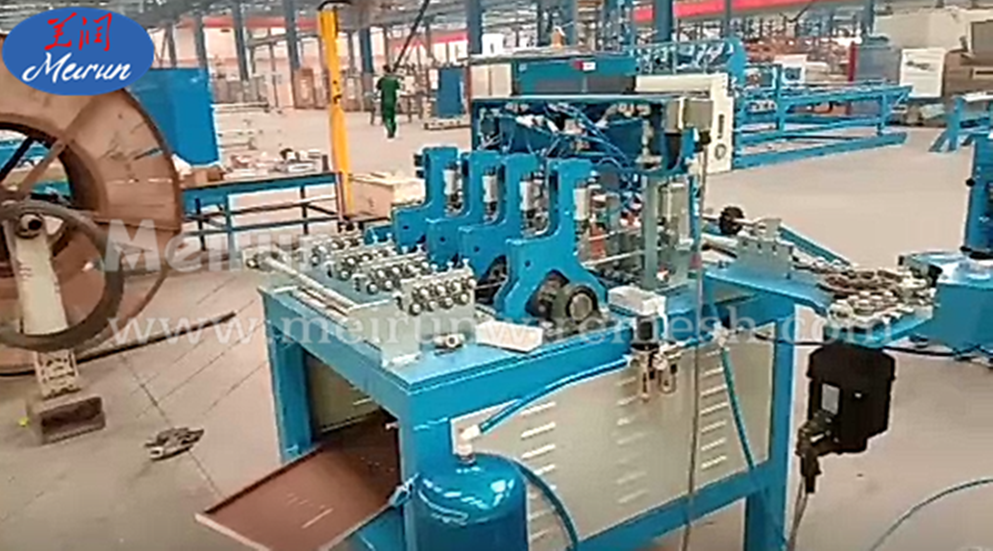 welded brick force wire making machine