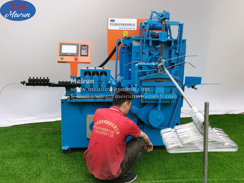High Speed Full Automatic Clothes Hanger Making Strut Hanger Machine