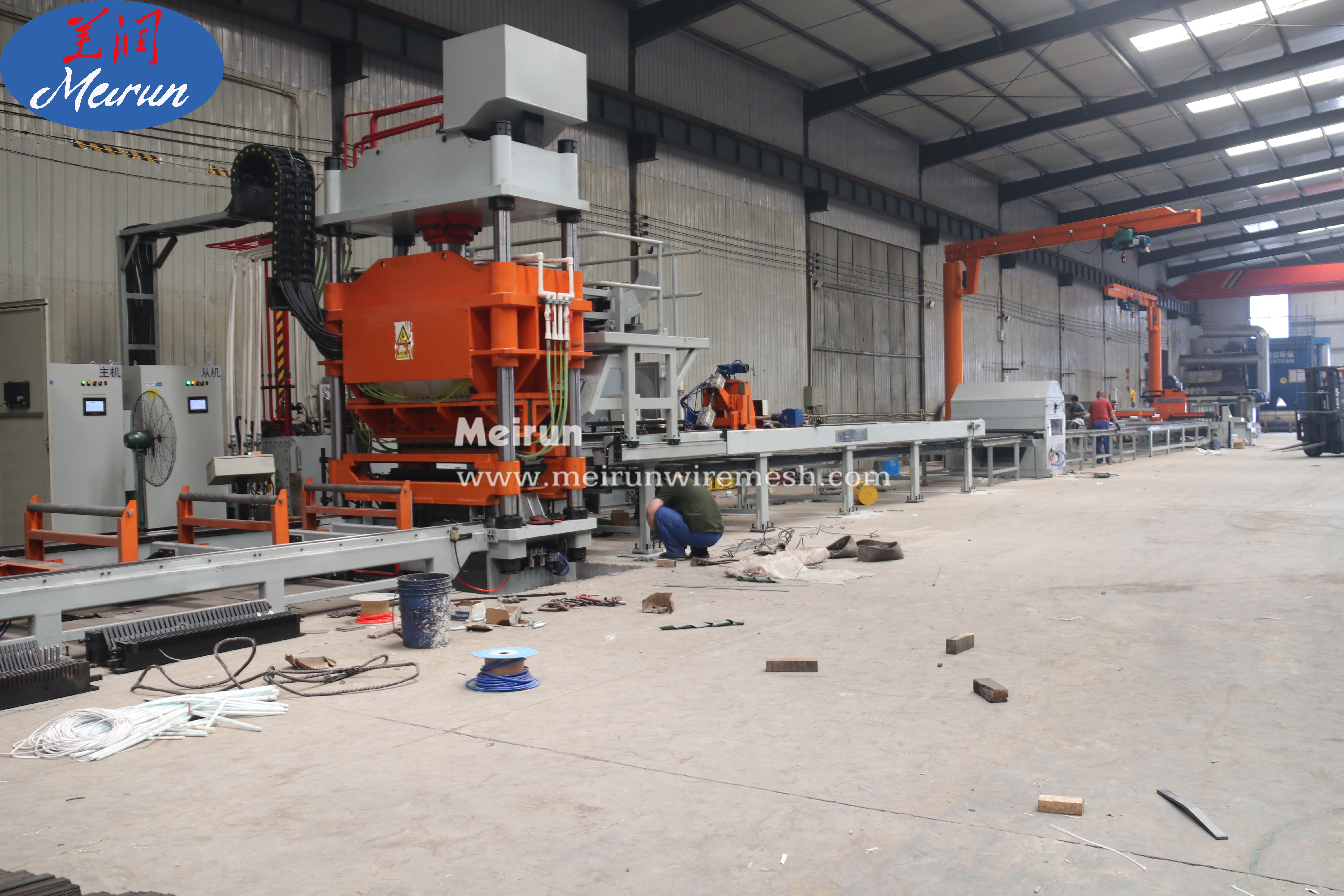 Galvanized Steel Mesh Grating Construction Steel Mesh Machine 