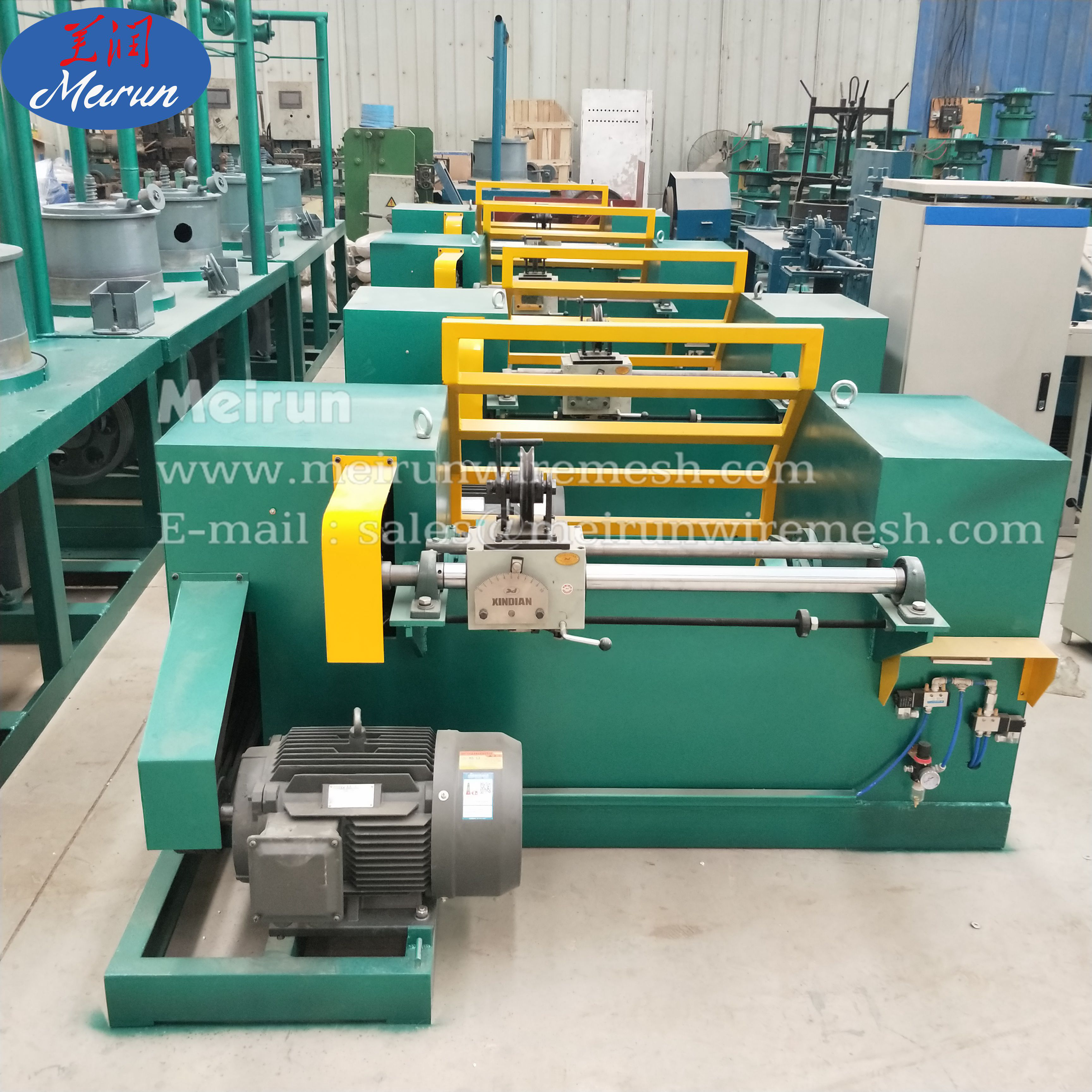 Vertical Wire Drawing Machine Pure Copper Wire And Cable Metal Drawing Machine 