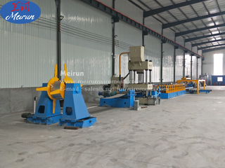 Three Waves Highway Crash Guardrail Barrier Roll Forming Machine