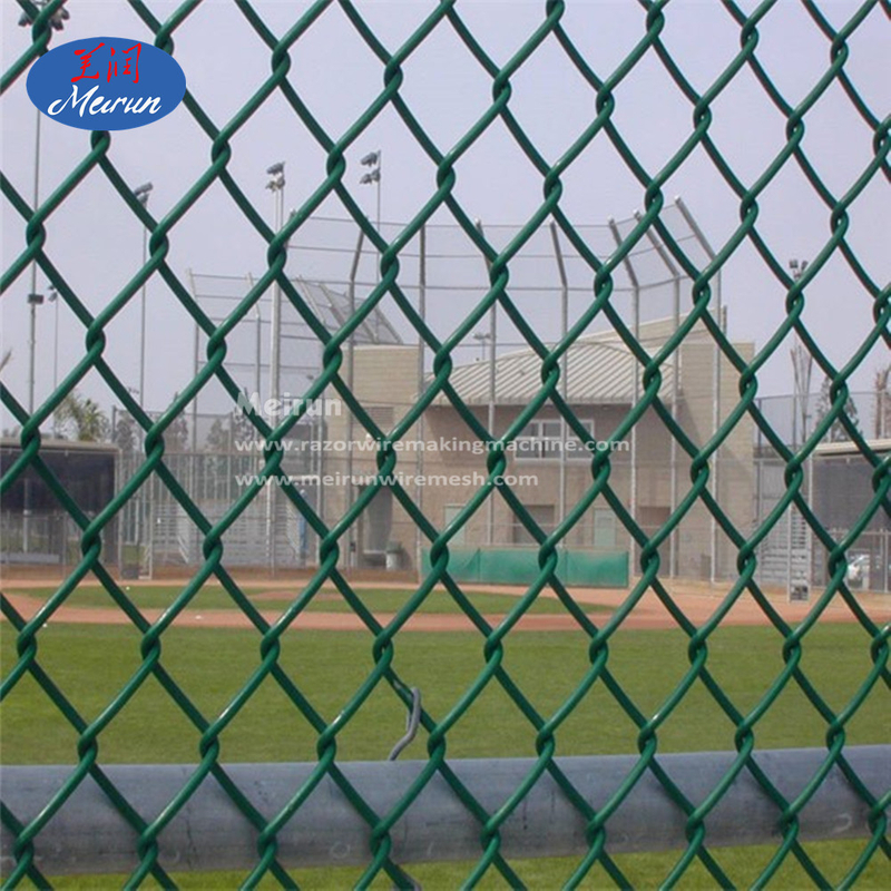  PVC Coated Chain Link Fence Panels 