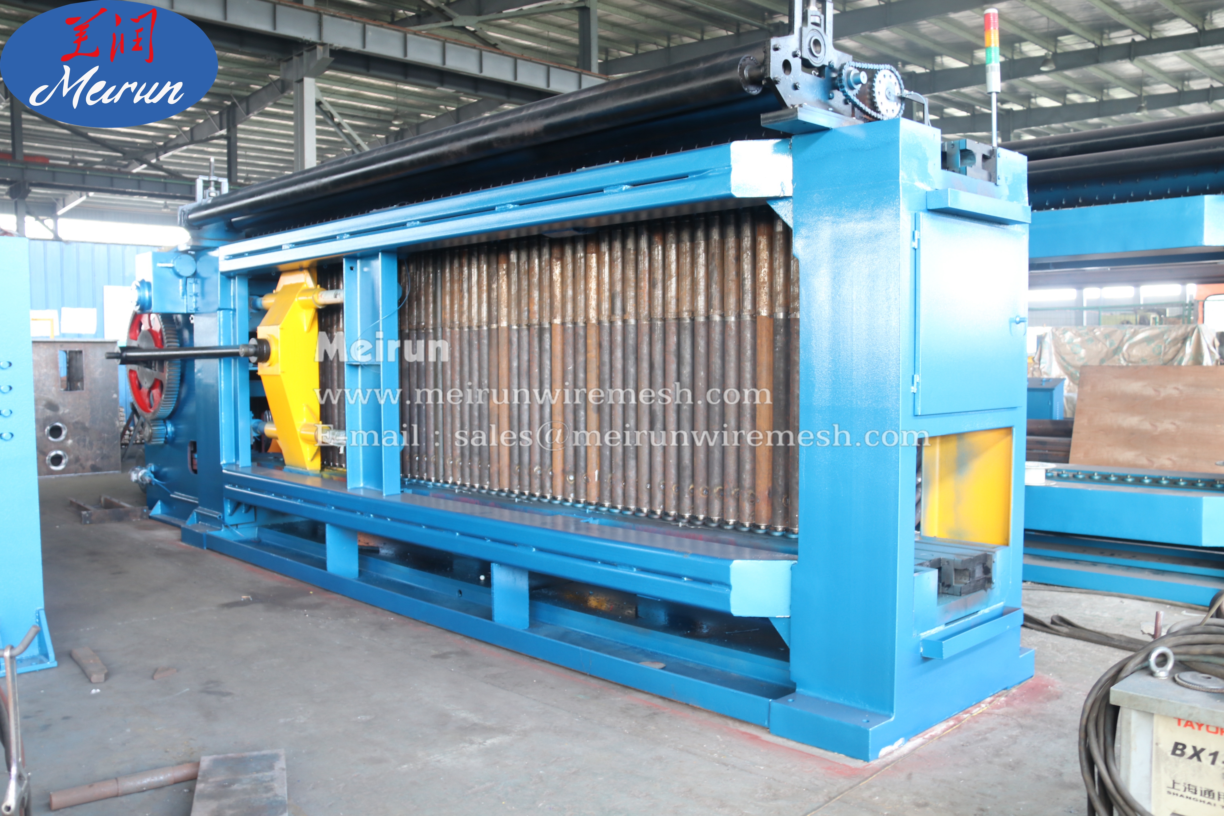 Gabion wire mesh weave making machine 