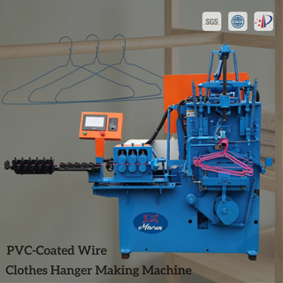 Durable PVC Coated Colorful Metal Hanger Making Machine for Drying Clothes