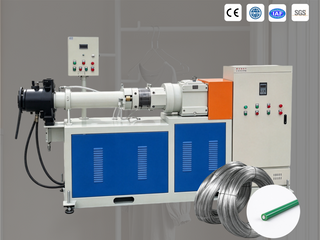  Premium Single-Screw Plastic PVC Wire Coating Extruder Machine for Clothes Hangers 