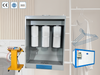 Semi-Automatic Clothes Hanger Electrostatic Powder Spary Coating Machine with Recycle System