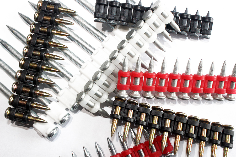 ตะปูคอนกรีตชุบสังกะสี 12 เกจสำหรับงานก่อสร้าง