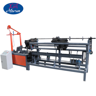 2m Width Single Wire Automatic PVC Diamond Mesh Chain Link Fence Making Machine