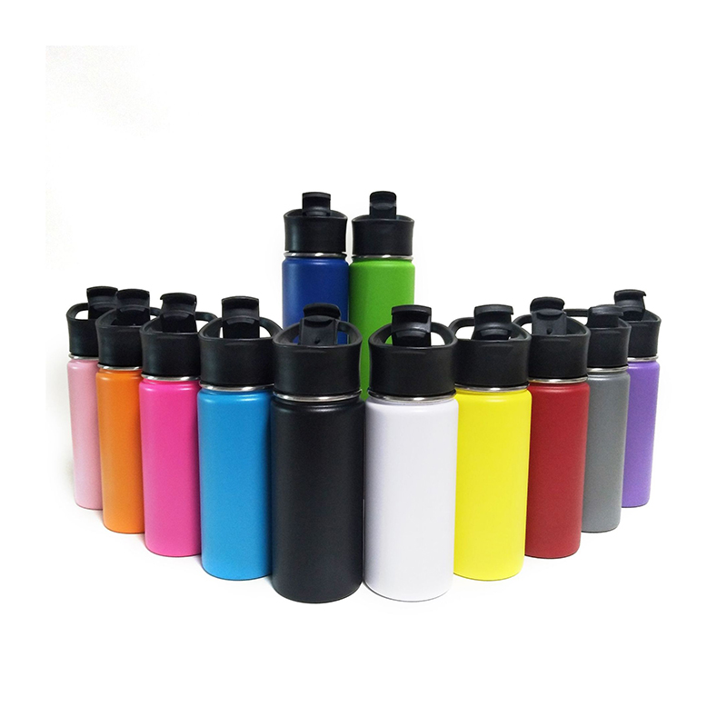 16oz New Style Muliticolored Insulated Sports Thermo Flask Portable Stainless Steel Tumbler